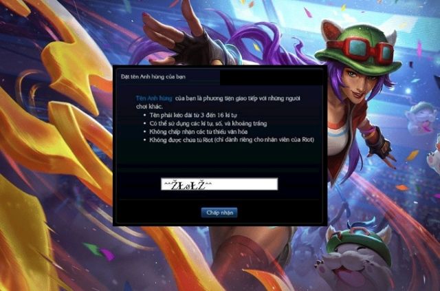 Các kí tự trong lol