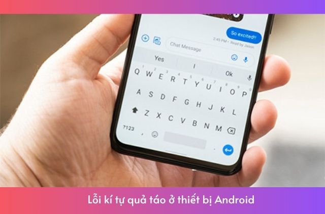 kí tự quả táo android