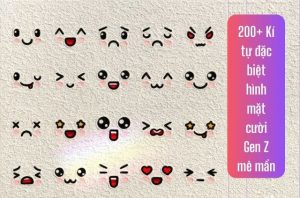 các kí tự mặt cười