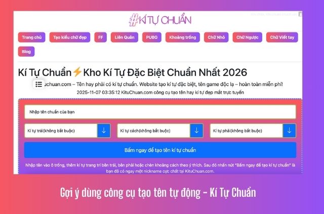 công cụ kí tự hình gạch chéo