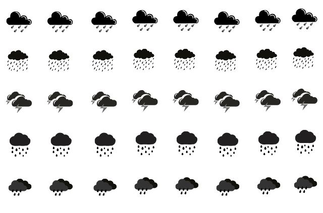 Kí tự đám mây mưa