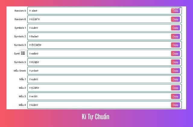 kí tự dấu thánh giá