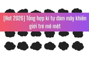 kí tự hình đám mây