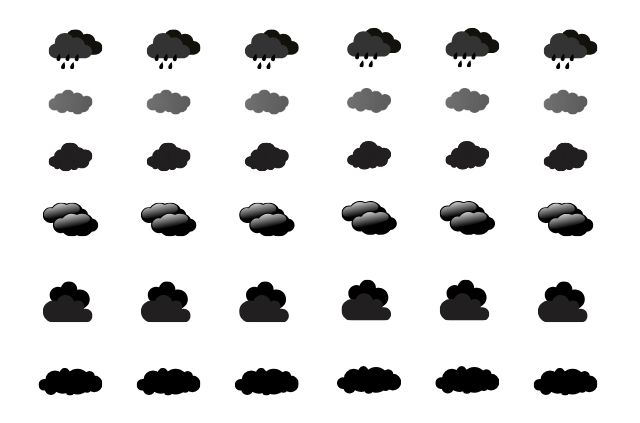 kí tự đám mây đen