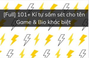 kí tự hình sấm sét