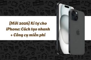 kí tự dành cho iphone
