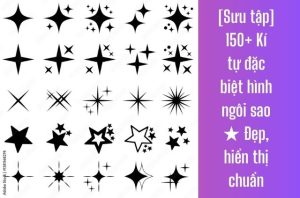 kí tự ngôi sao đen