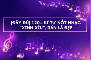 kí tự nốt nhạc trắng