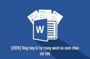 kí tự ở trong word