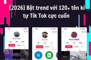 tên kí tự tik tok