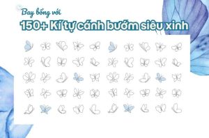 kí tự đôi cánh bướm