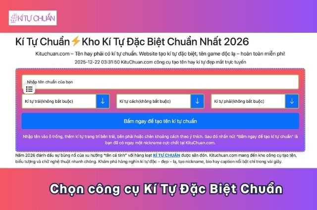 công cụ đặt tên kí tự game gunny mobi