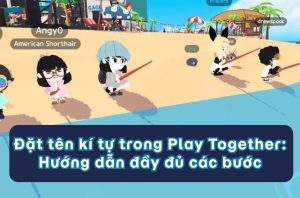 Đặt tên thêm kí tự trong Play Together với hướng dẫn đầy đủ