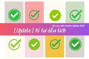Kí tự dạng dấu tích