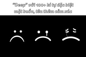 kí tự hình dạng mặt buồn