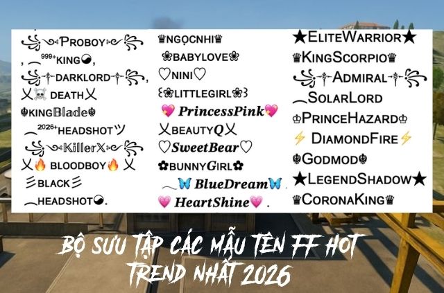 mẫu tên kí tự đặc biệt free fire